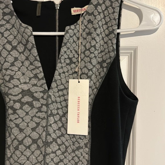 Rebecca Taylor NWT snakeskin print mini dress size 0 - Picture 4 of 7